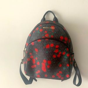Michael Kors Black and Red Backpack ( Authentic)